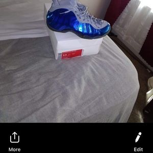 Blue & Grey Foams Size 8.5